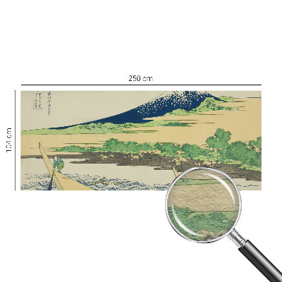 Fotomural decorativo para cabecero de cama con un panorama de montaña