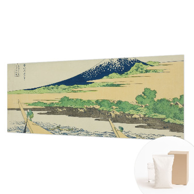 Fotomural decorativo para cabecero de cama con un panorama de montaña