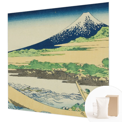 Fotomural decorativo para cabecero de cama con un panorama de montaña