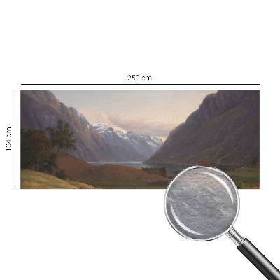 Mural de pared con estampado hermoso con un panorámico de montaña
