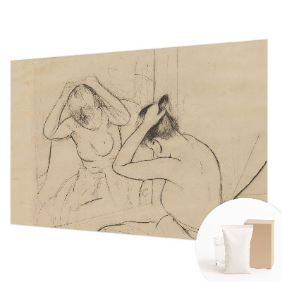 Mural de pared con estampado hermoso con diseño elegante y artístico