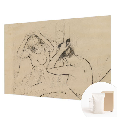 Mural de pared con estampado hermoso con diseño elegante y artístico
