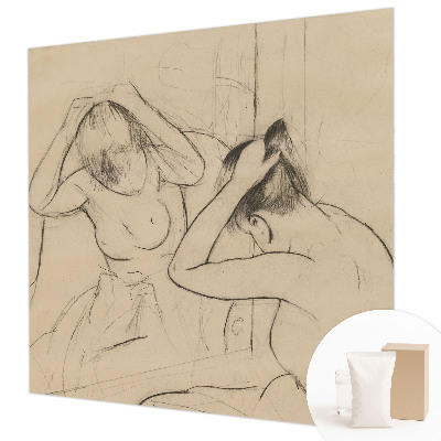 Mural de pared con estampado hermoso con diseño elegante y artístico