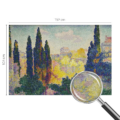 Mural de pared con estampado hermoso con paisajes impresionistas