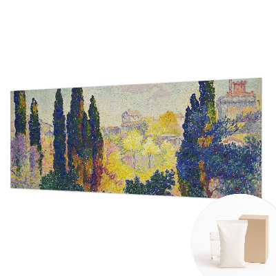 Mural de pared con estampado hermoso con paisajes impresionistas