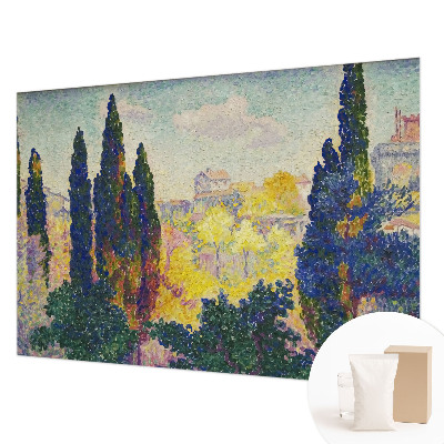 Mural de pared con estampado hermoso con paisajes impresionistas