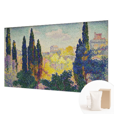 Mural de pared con estampado hermoso con paisajes impresionistas