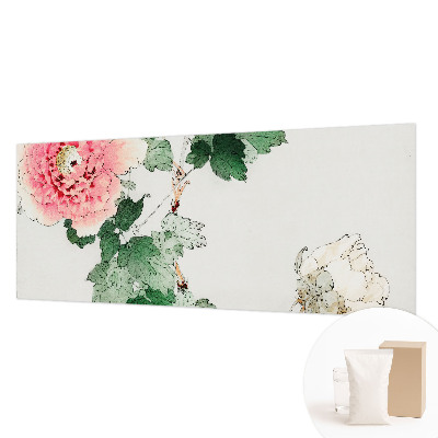 Mural de pared con estampado hermoso con motivo de sutileza floral