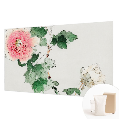Mural de pared con estampado hermoso con motivo de sutileza floral