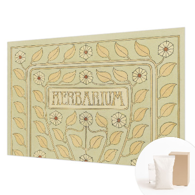 Papel mural texturado decorativo con adorno para plantas