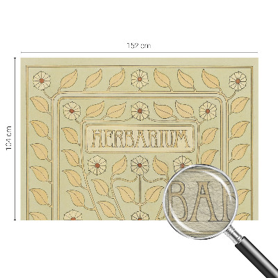 Papel mural texturado decorativo con adorno para plantas