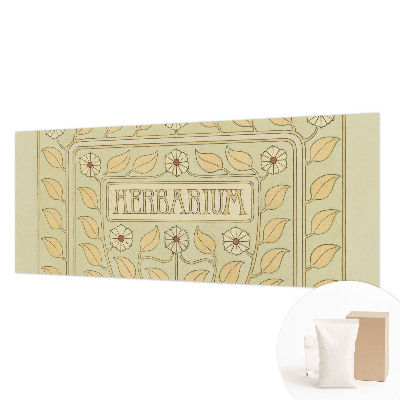 Papel mural texturado decorativo con adorno para plantas