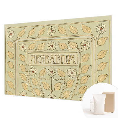 Papel mural texturado decorativo con adorno para plantas