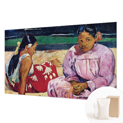 Mural de pared con estampado hermoso con una escena de playa