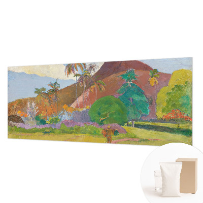 Papel mural texturado decorativo con motivo de naturaleza exótica