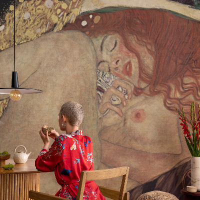 Papel mural con patrón decorativo con diseño 'Acto sensual' para decoración de interiores