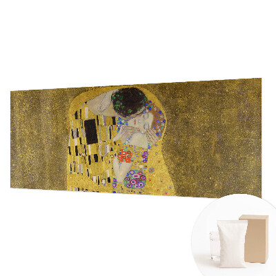 Papel mural texturado decorativo con diseño Art Nouveau en pareja