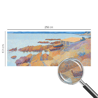 Fotomural decorativo para cabecero de cama con vistas al mar