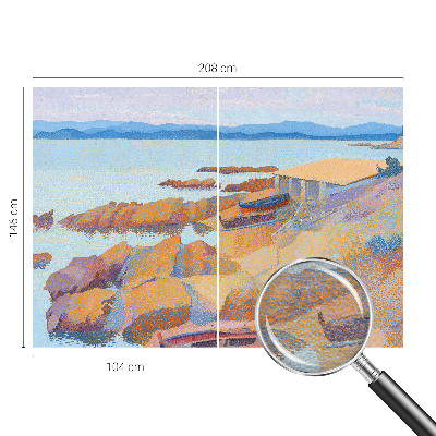 Fotomural decorativo para cabecero de cama con vistas al mar