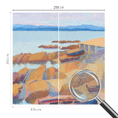 Fotomural decorativo para cabecero de cama con vistas al mar