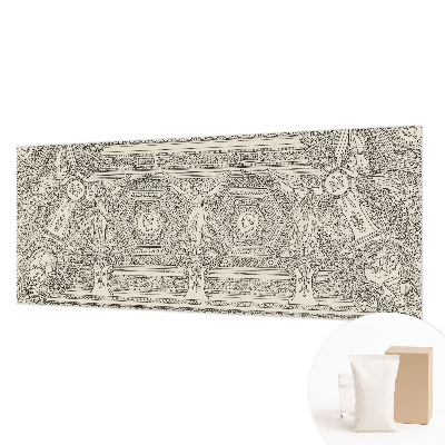 Papel mural con patrón decorativo con adorno clásico