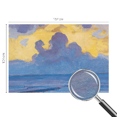 Papel mural texturado decorativo con diseño de paisaje de nubes