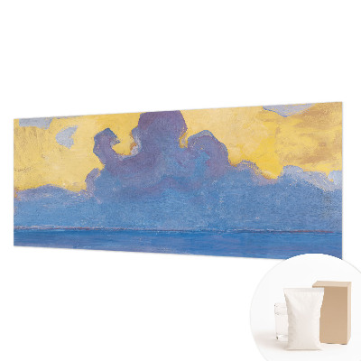 Papel mural texturado decorativo con diseño de paisaje de nubes
