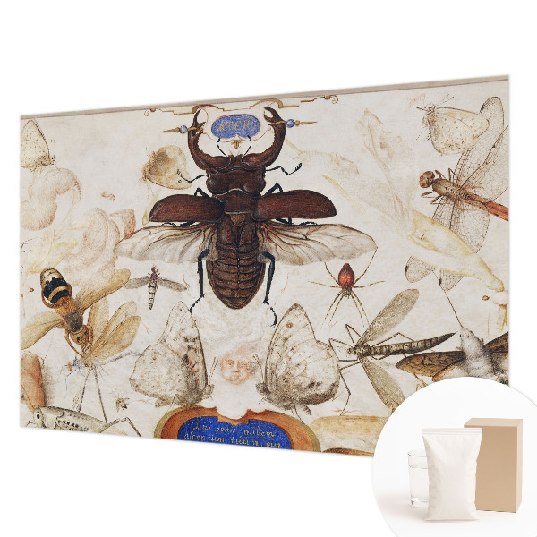 Fotomural decorativo para cabecero de cama con diseño 'Armonía natural' para decorar la pared detrás de la cama