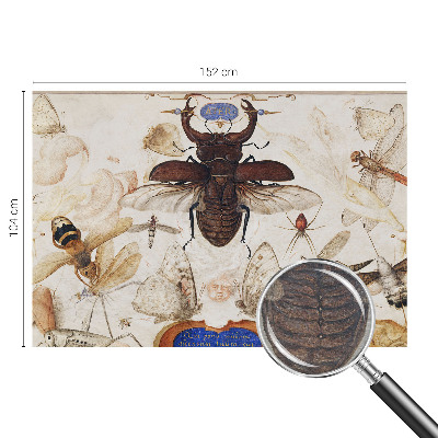 Fotomural decorativo para cabecero de cama con diseño 'Armonía natural' para decorar la pared detrás de la cama