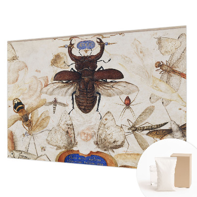 Fotomural decorativo para cabecero de cama con diseño 'Armonía natural' para decorar la pared detrás de la cama