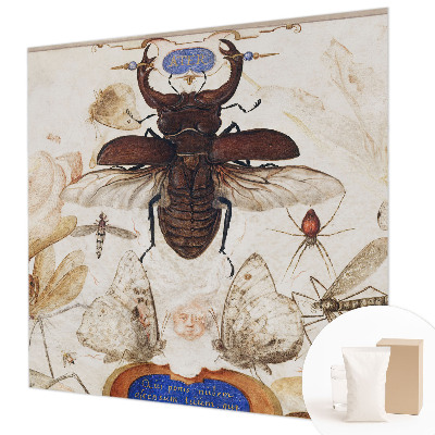 Fotomural decorativo para cabecero de cama con diseño 'Armonía natural' para decorar la pared detrás de la cama