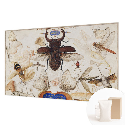 Fotomural decorativo para cabecero de cama con diseño 'Armonía natural' para decorar la pared detrás de la cama