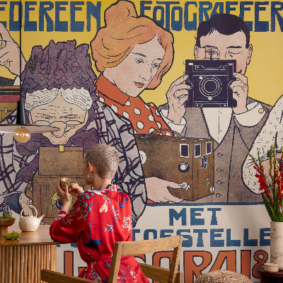 Mural decorativo con motivo «Pasión por la fotografía»