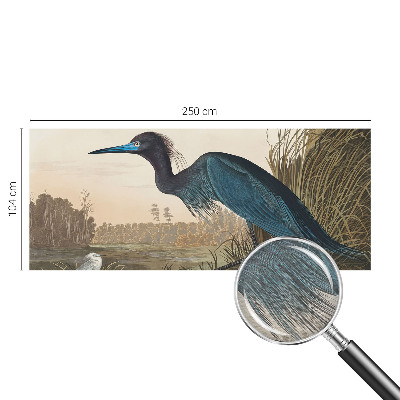 Mural decorativo con diseño de aves acuáticas