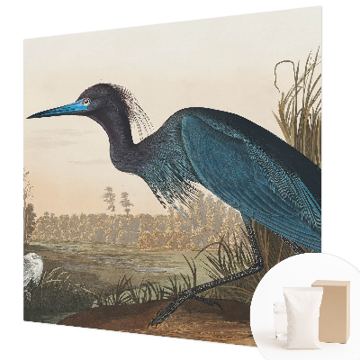 Mural decorativo con diseño de aves acuáticas