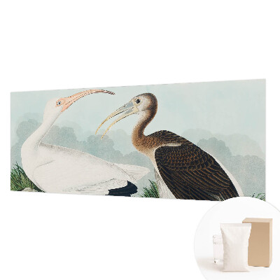 Papel mural texturado decorativo con diseño de pareja de pájaros