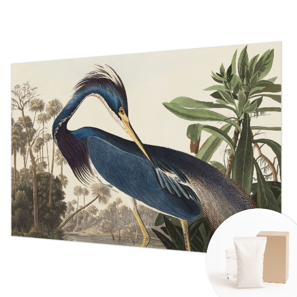 Mural de pared con estampado hermoso con un motivo de naturaleza exótica