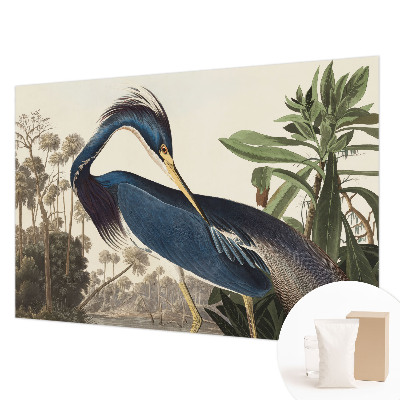 Mural de pared con estampado hermoso con un motivo de naturaleza exótica