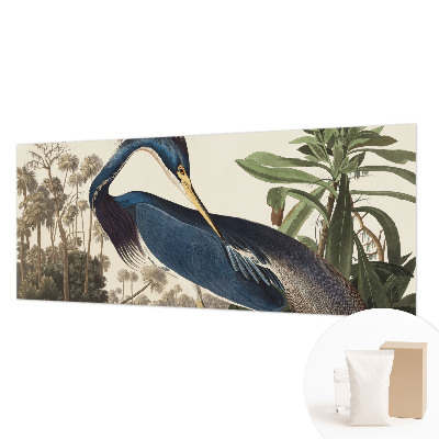Mural de pared con estampado hermoso con un motivo de naturaleza exótica