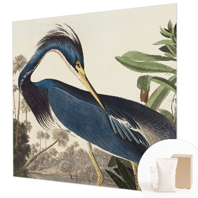 Mural de pared con estampado hermoso con un motivo de naturaleza exótica