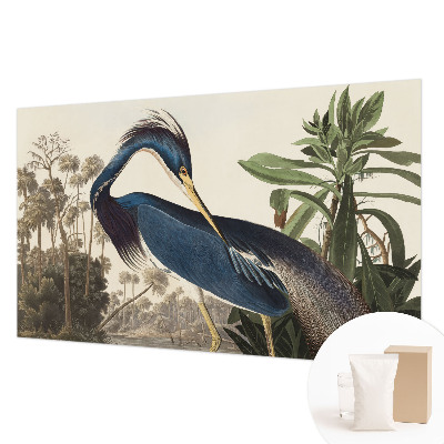 Mural de pared con estampado hermoso con un motivo de naturaleza exótica