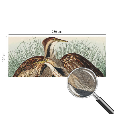 Fotomural decorativo para cabecero de cama con diseño de pájaros realistas