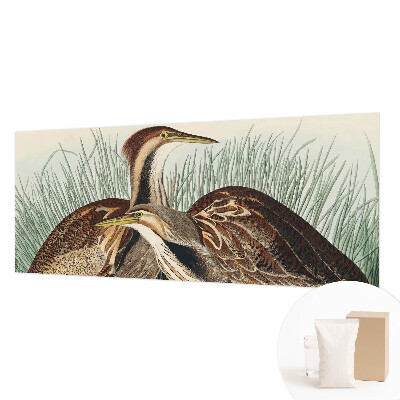 Fotomural decorativo para cabecero de cama con diseño de pájaros realistas