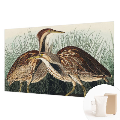Fotomural decorativo para cabecero de cama con diseño de pájaros realistas