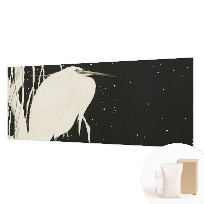 Fotomural decorativo para cabecero de cama con diseño de ave de invierno