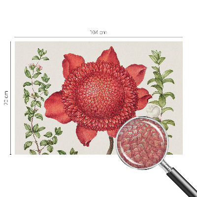 Papel mural texturado decorativo con diseño Elegancia floral para paredes