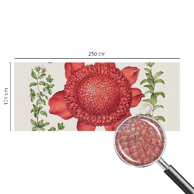 Papel mural texturado decorativo con diseño Elegancia floral para paredes
