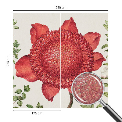 Papel mural texturado decorativo con diseño Elegancia floral para paredes