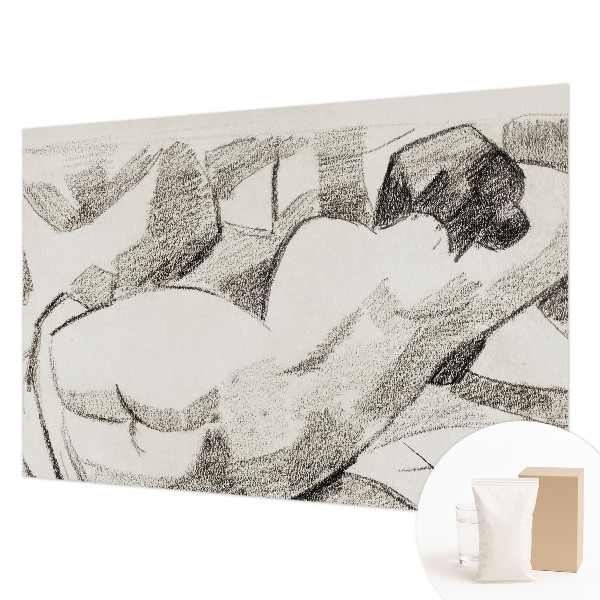 Mural de pared con estampado hermoso con un diseño que representa una figura engañosa