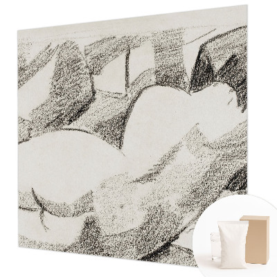 Mural de pared con estampado hermoso con un diseño que representa una figura engañosa